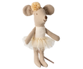 Load image into Gallery viewer, Maileg Little Sister Ballerina (Rose or Off White)
