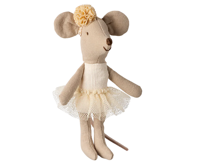 Maileg Little Sister Ballerina (Rose or Off White)