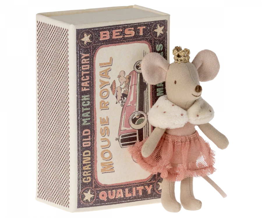 Maileg Princess Mouse Little Sister in Matchbox (2023)