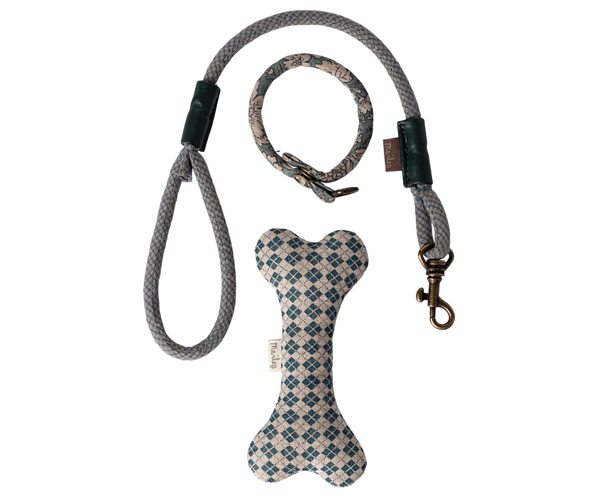 Maileg Puppy supply, Accessories (Blue or Rose)