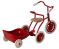 Load image into Gallery viewer, Maileg Tricycle Hanger, Mouse Coral, Green, or Red
