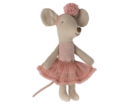 Maileg Little Sister Ballerina (Rose or Off White)
