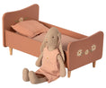 Load image into Gallery viewer, Maileg Wooden Bed, Miniature - Rose
