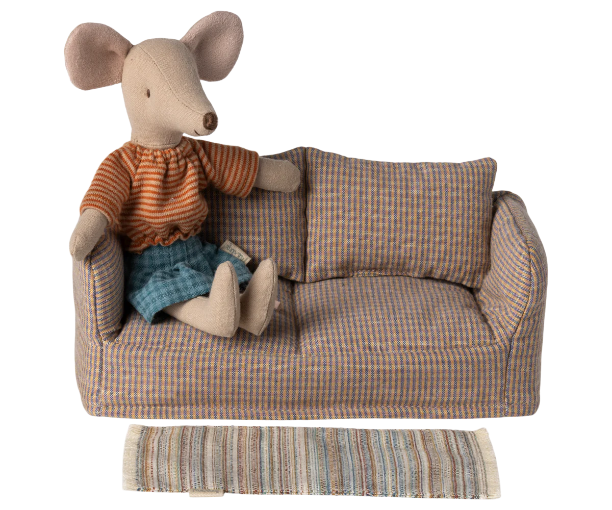 Maileg Flower or Striped Rug (3 Size Options)