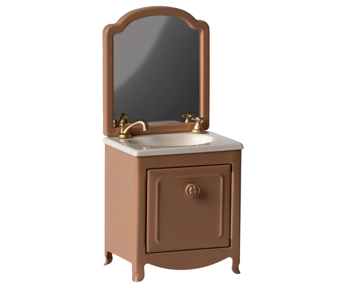 Maileg Sink Dresser, Mouse (Mint or Dark Powder or Off-White)