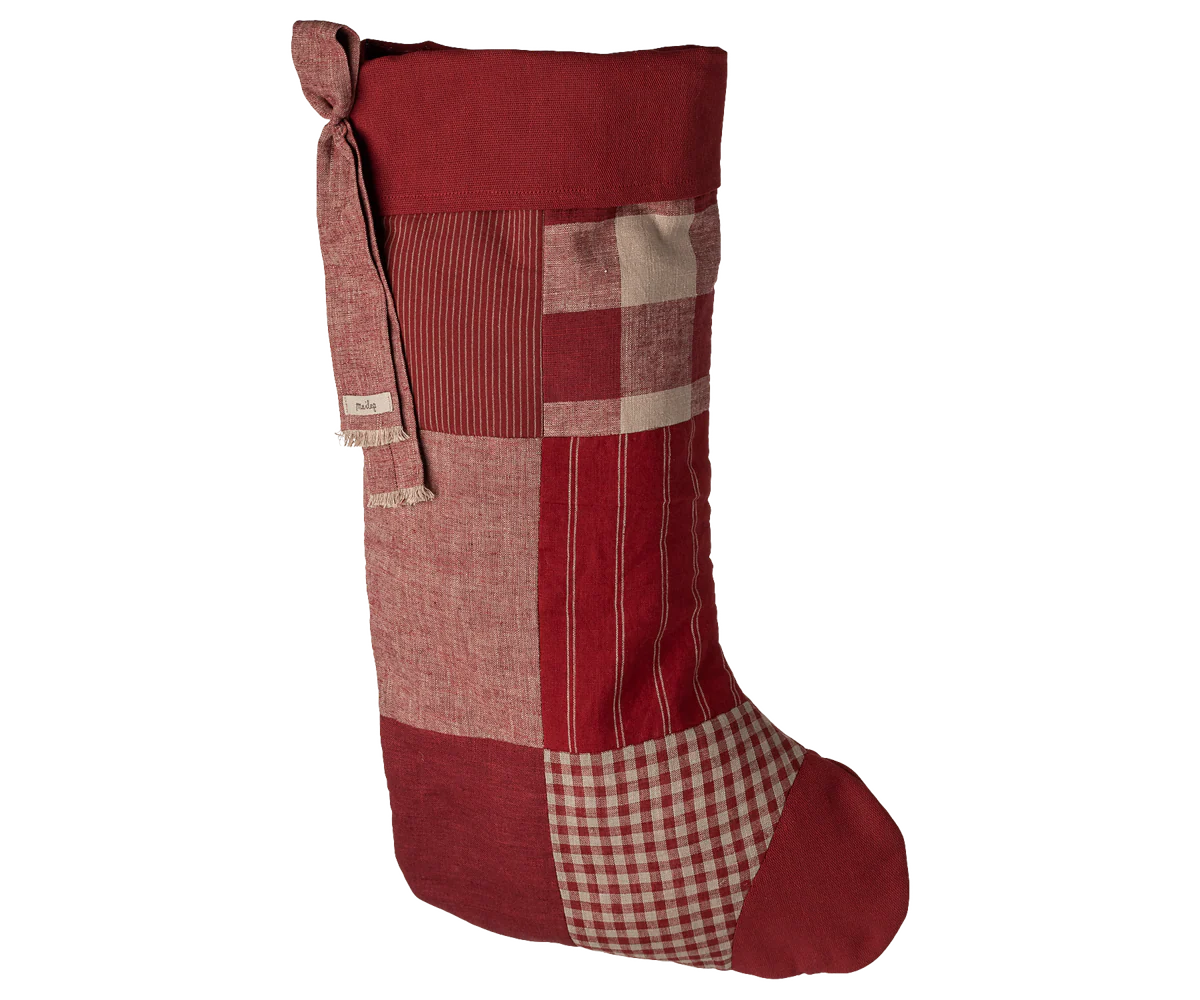 Maileg Christmas Stocking (Checker or Flower)