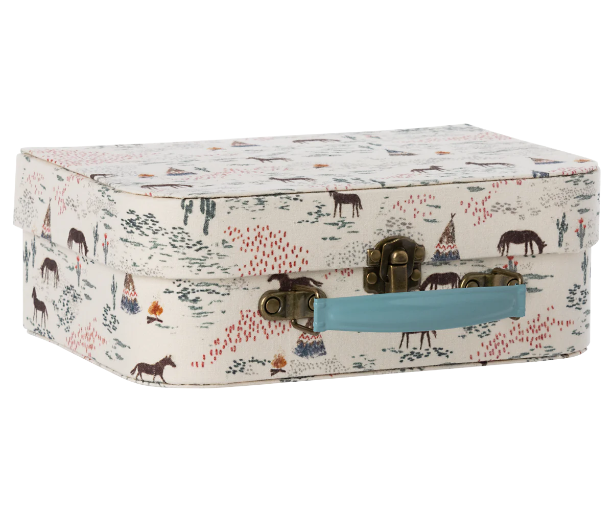 Maileg Suitcases with Fabric - 2pc Set - Chevaux Heureux