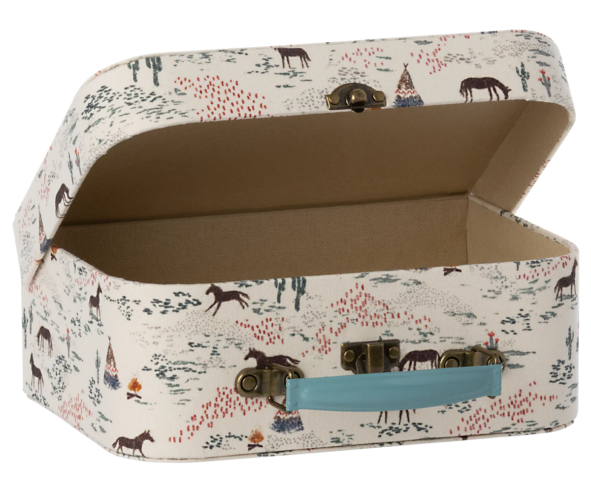 Maileg Suitcases with Fabric - 2pc Set - Chevaux Heureux