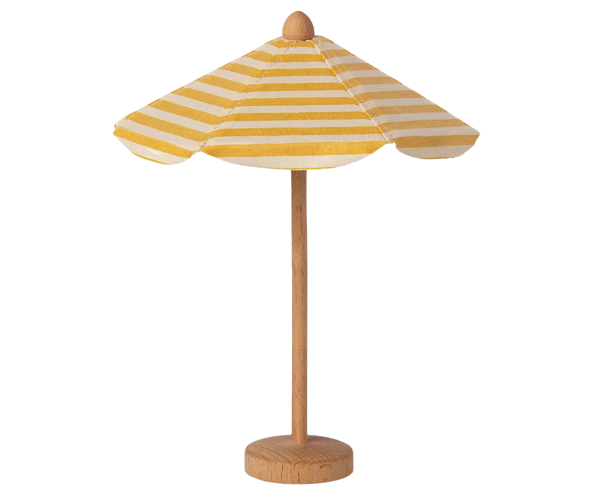 Preorder Maileg Beach Umbrella, Mouse - Soft coral (Expected Delivery 3.15.26)