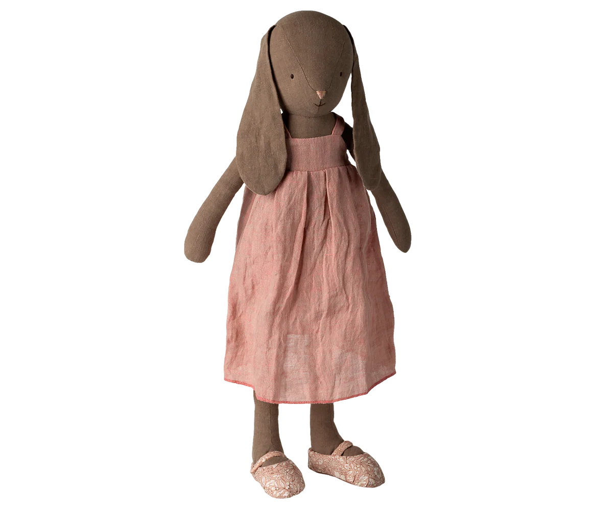Preorder Maileg Bunny, Size 4 - Brown - Dress and shoes (Expected Delivery: 2.15.26)