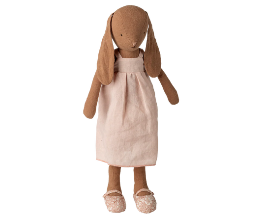 Preorder Maileg Bunny, Size 3 - Chocolate brown - Dress and shoes (Expected Delivery: 2.15.26)