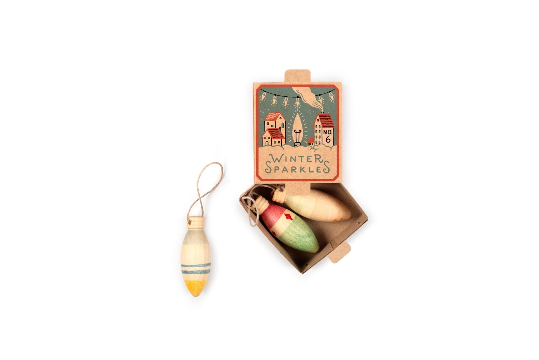 Grapat Winter Sparkles Ornament Set