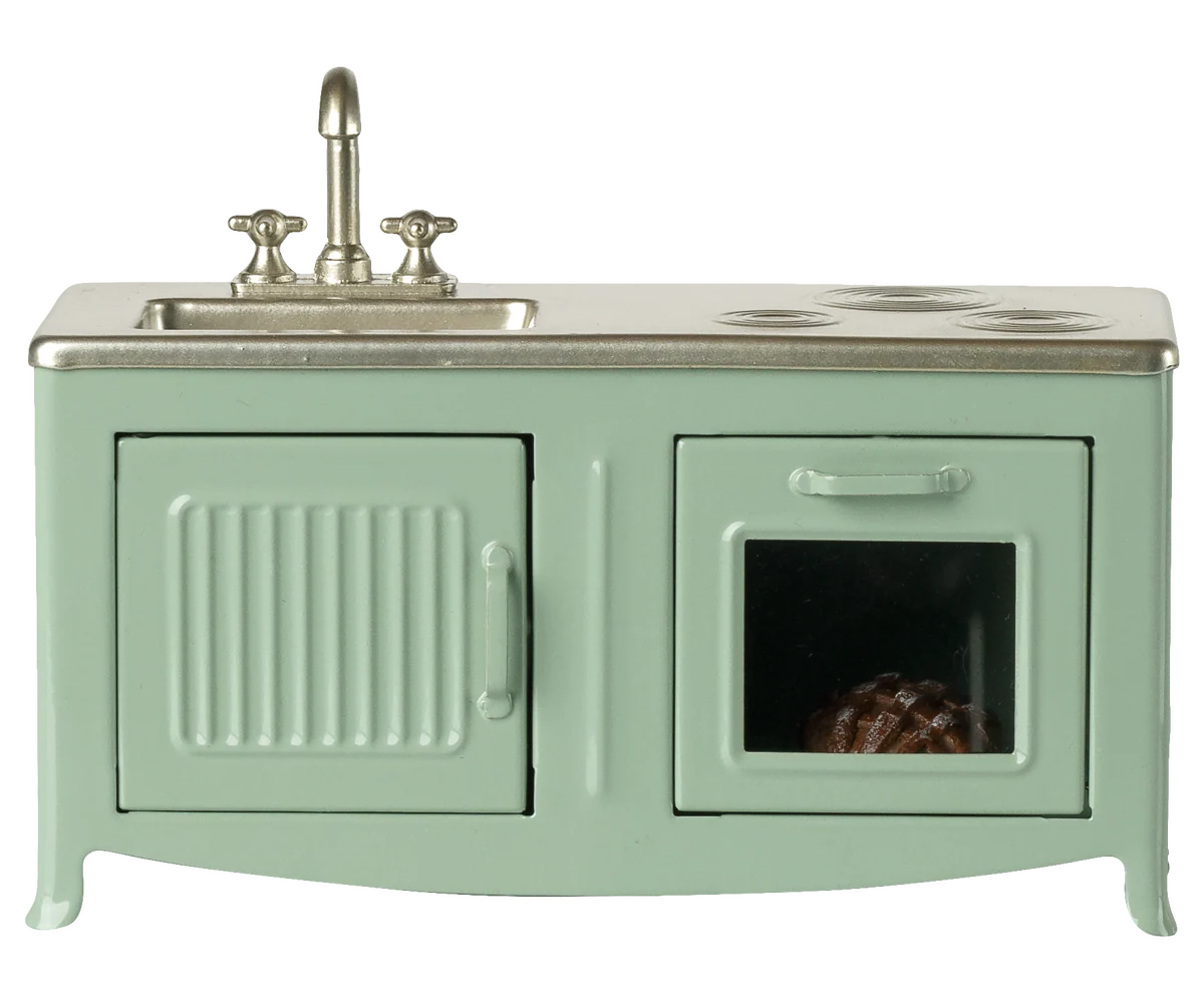 Preorder Maileg Kitchen, Mouse - Blue or Mint (Expected Delivery 2.15.26)