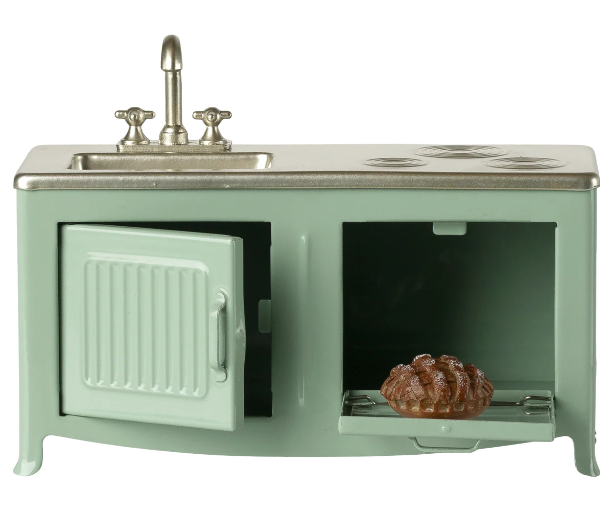 Preorder Maileg Kitchen, Mouse - Blue or Mint (Expected Delivery 2.15.26)