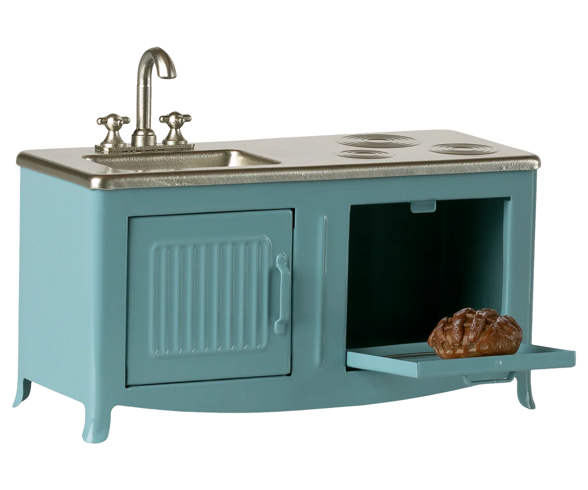 Preorder Maileg Kitchen, Mouse - Blue or Mint (Expected Delivery 2.15.26)