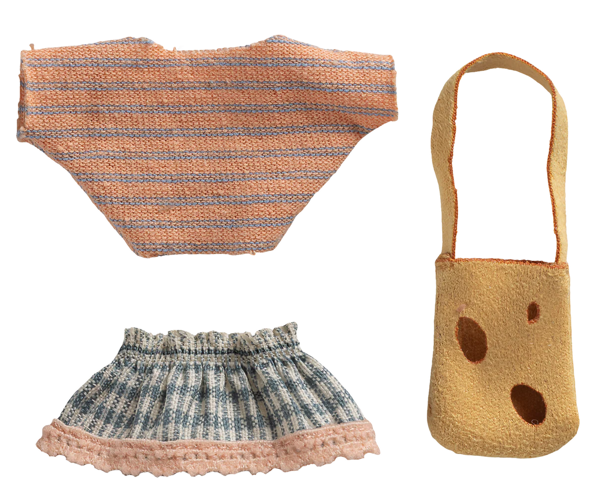 Preorder Maileg Clothes and bag, Big/ Little Brother and Sister Mouse (Expected Delivery: 6.15.26)