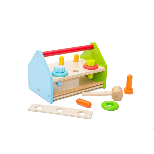 Haba Toolbox Hammer Bench Wooden Montessori Toy