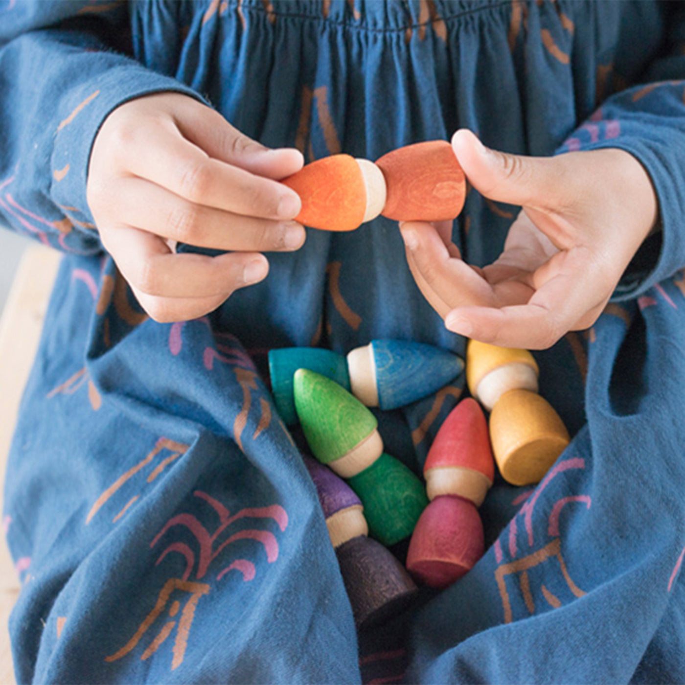 Grapat Rainbow Tomtens European Wooden Toy