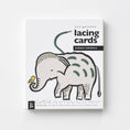 Load image into Gallery viewer, Wee Gallery Lacing Cards - Jungle Animals

