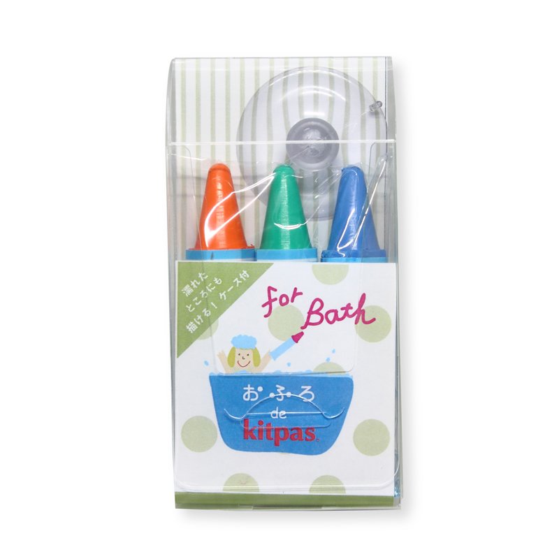 Kitpas Bath Crayons For Kids In 3 Assorted Colors