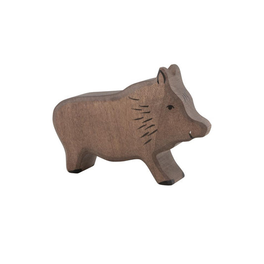 Holztiger Wild Boar European Wooden Toy Animal