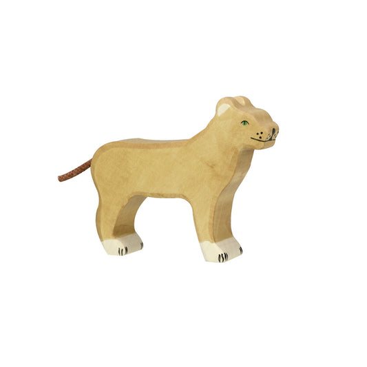 Holztiger Lioness European Wooden Toy Animal