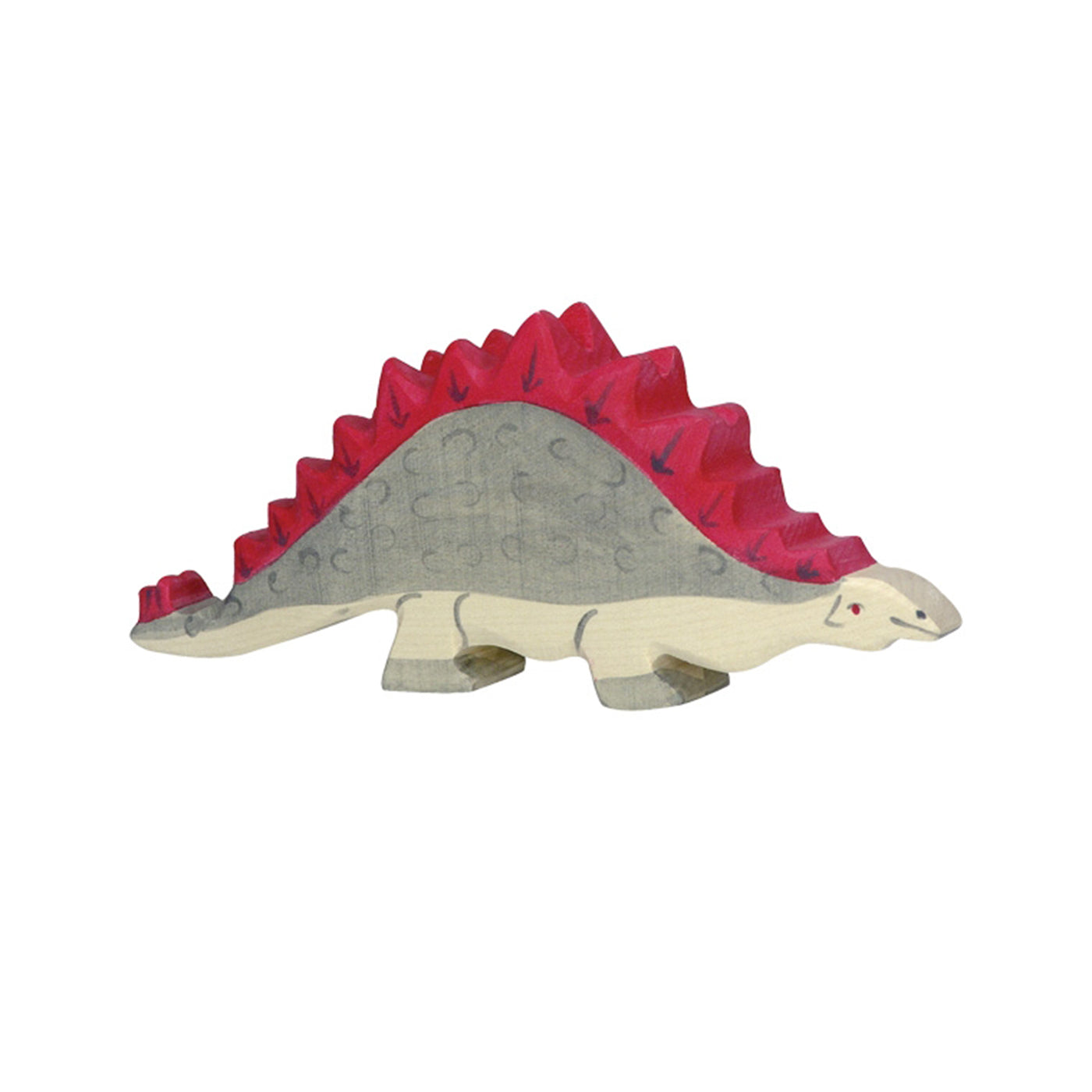 Holztiger Stegosaurus Wooden Dinosaur European Toy