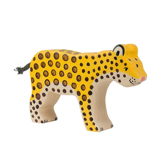 Holztiger Leopard European Wooden Toy Animal