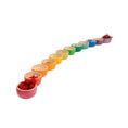 Load image into Gallery viewer, Grapat 12 Wooden Bowls In Rainbow Colors European Wooden Toy For Montessori Sorting
