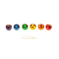 Load image into Gallery viewer, Grapat Bowls & Marbles Wooden Rainbow Colors European Toy Great For Marble Runs
