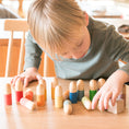 Load image into Gallery viewer, Grapat Brots Wooden European Toy In Rainbow Colors
