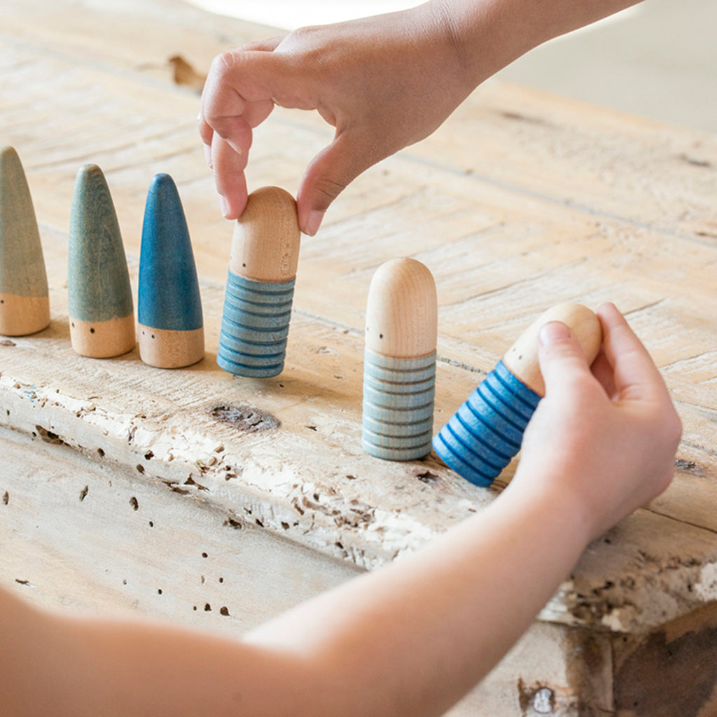 Grapat Brots Wooden European Toy In Rainbow Colors