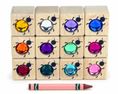 Load image into Gallery viewer, Everwood Friends 12 pc. Twelve Little Ladybugs Gem Blocks
