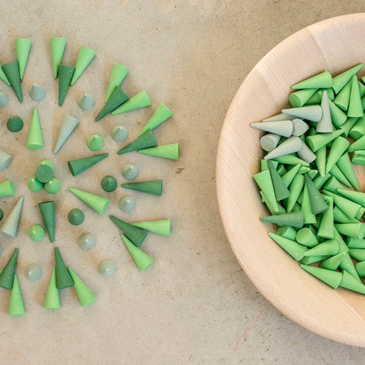 Grapat Mandala Green Cones