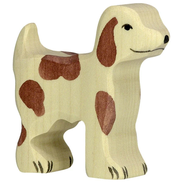 Holztiger Small Farm Dog Wooden European Toy Animal