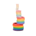 Load image into Gallery viewer, Grapat Nest Rings In Rainbow Colors Quality European Wood Toys
