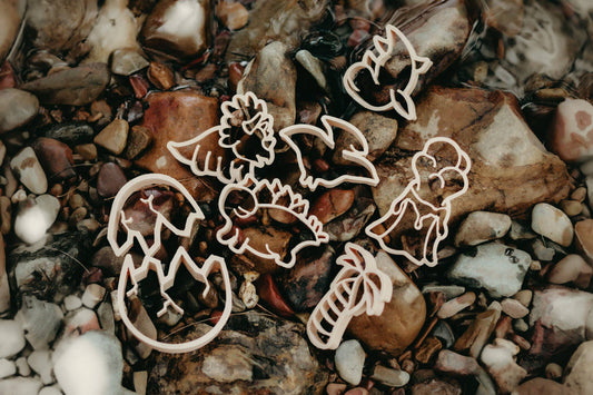 Kinfolk Pantry Mini Baby Dinosaur Eco Cutter Includes