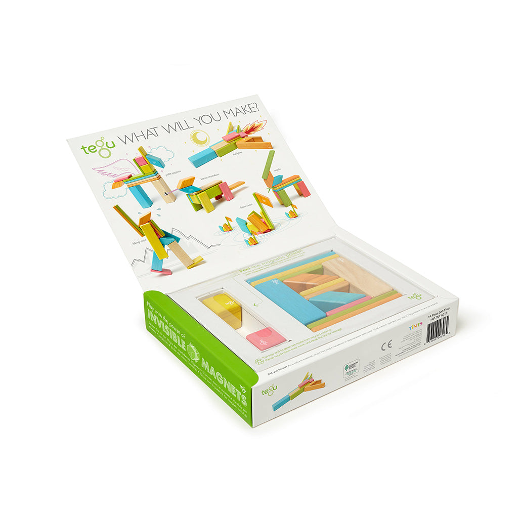 Tegu Magnetic Wood Blocks 14 Pieces