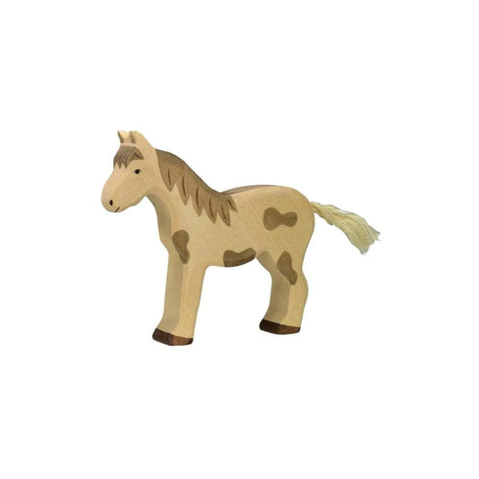 Holztiger Dappled Standing Horse European Wooden Toy