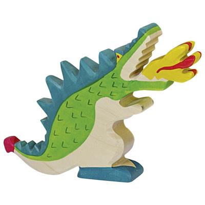 Holztiger Green Dragon Wooden European Toy