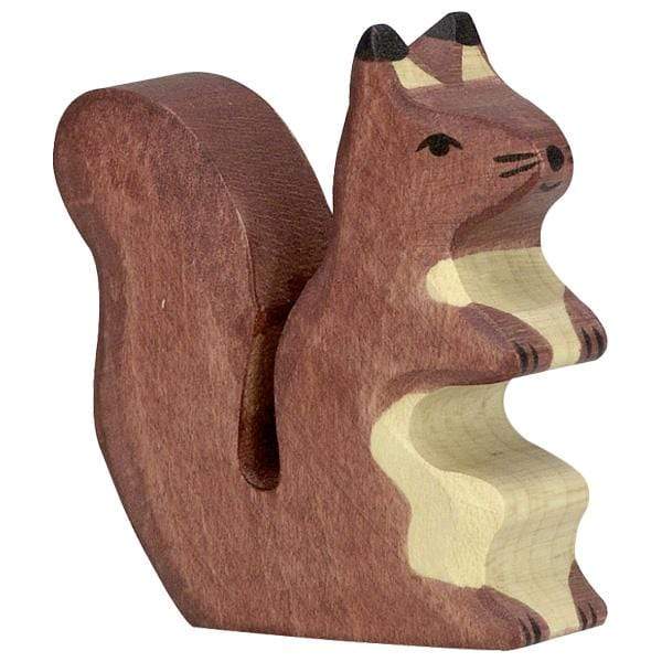 Holztiger Brown Squirrel European Wooden Toy