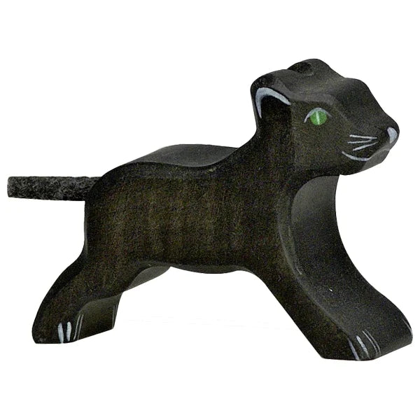Holztiger Small Panther European Wooden Animal