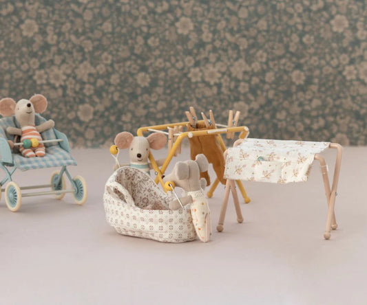 Maileg Baby Mouse Nursery Table - Rose