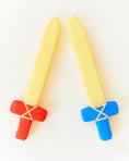 Load image into Gallery viewer, Sarah's Silks Sword (Blue, Red, Rainbow, or Sea)
