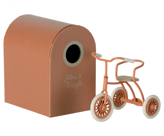 Maileg Abri a Tricycle - Coral, Green, or Red