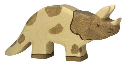 Holztiger Triceratops Wooden European Dinosaur Toy